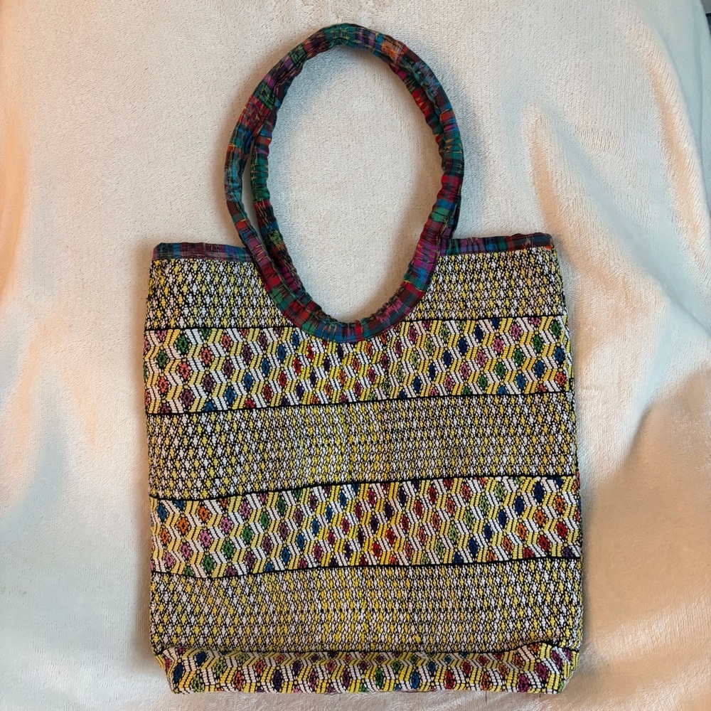 3 for 25! Multicolor Woven Tote Bag‎